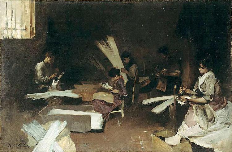 John Singer Sargent Venetian Glass Workers oil painting image